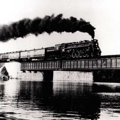 Photograph, CNR Steam Engine 6218.