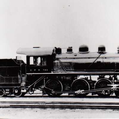 Photograph, CPR Locomotive 740.