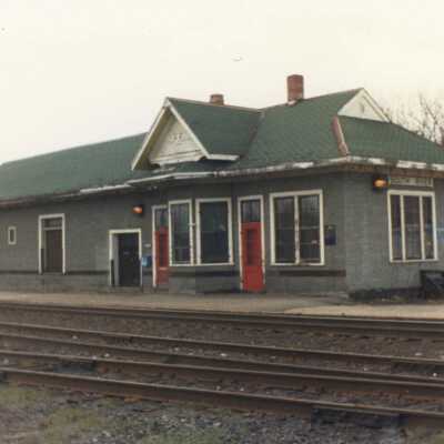 Photograph, CNR South River Station, South River, Ontario.