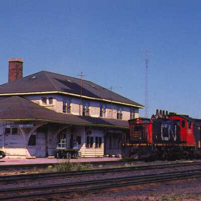 Photograph, CNR Station at