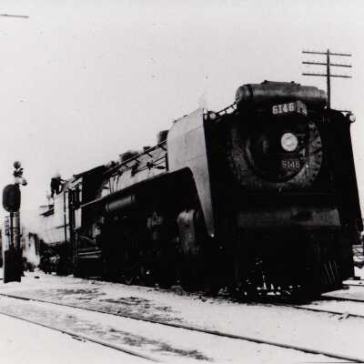 Photograph, CNR Steam Engine 6146