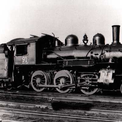 Photograph, CNR Steam Engine 91