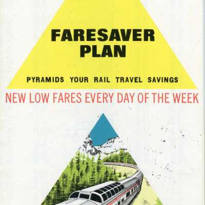 Brochure, Canadian Pacific Faresaver Plan.