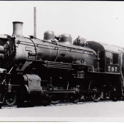 Photograph, CPR Locomotive 707