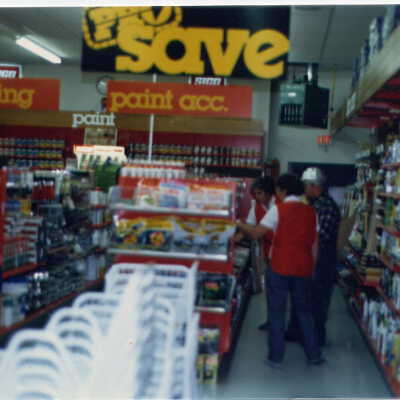 Photograph, Inside Capreol Pro Hardware, 1990s.