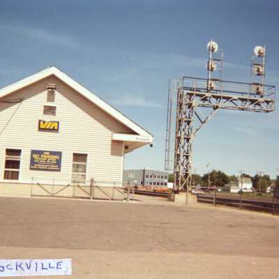 Photograph, CNR Station at Brockville, Ontario, 1989.