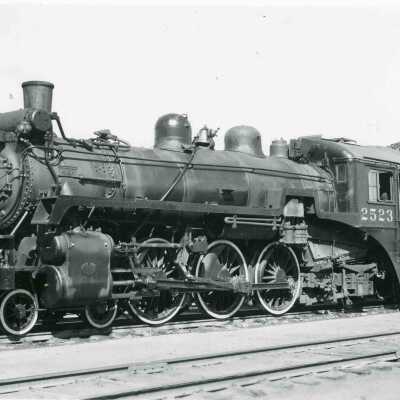 Photograph, Canadian Pacific Steam Engine 2523.