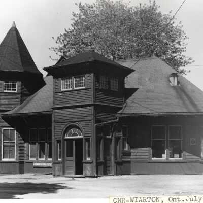 Photograph, CNR Station, Wiarton, Ontario, Canada.