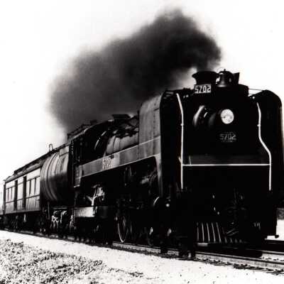 Photograph, CNR Steam Engine 5702.