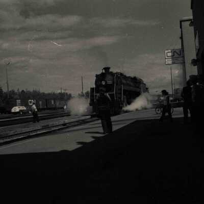 Canadian National Locomotive #6060 at Capreol, Ontario.