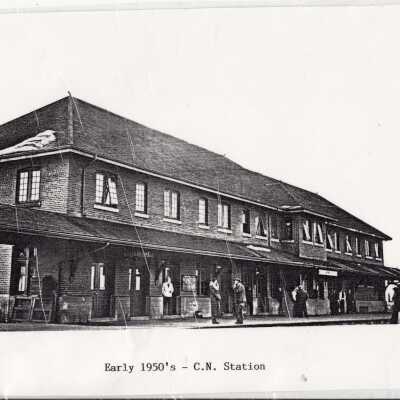 Photograph, CNR Station, Capreol, Ontario.