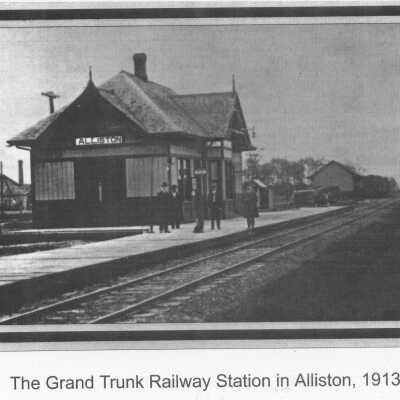 Photograph, GTR Station at Alliston, Ontario.