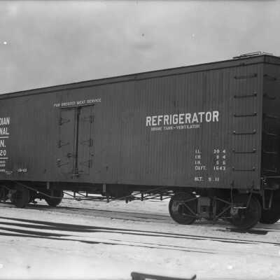 Photograph, Canadian National Railways Refrigerator car 203120.