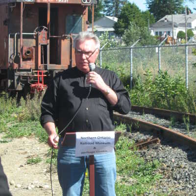 Photograph, NORMHC, Larry Krieger, BM Metals, Mining Exhibit Opening.