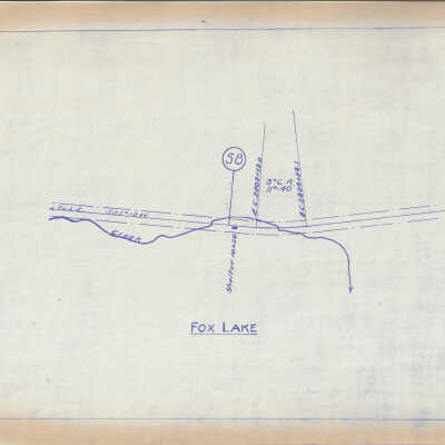 Rail Yard Plan of Algoma Eastern Railway's Fox Lake Yard