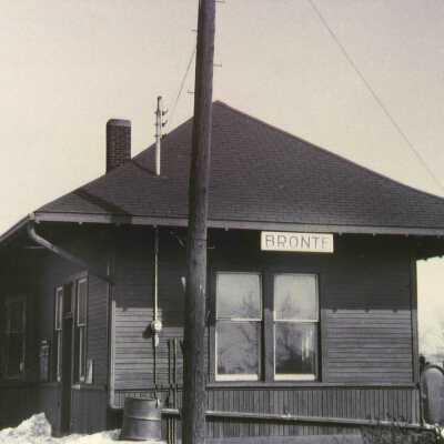 Photograph, GTR/CNR Station at Bronte, Oakville, Ontario.