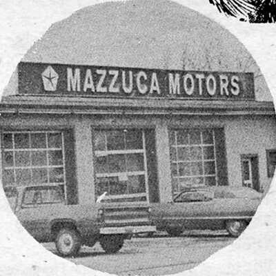 Newspaper Advertisement, Mazzuca Motors.