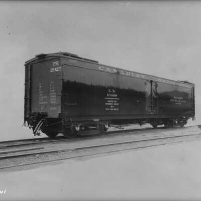 Photograph, Canadian National Railways Refrigerator Car No. 10468.