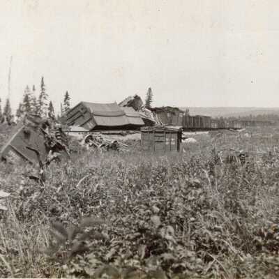 Photograph, Canadian Pacific Derailment.