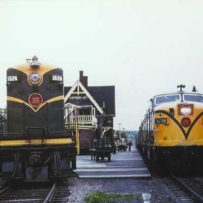 Photograph, CNR Station at Oxford, Nova Scotia.