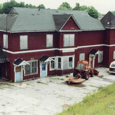 Photograph, CNR Palmerston Station, Palmerston, Ontario.
