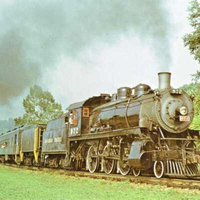 Photograph, Postcard, CPR Steam Engine 972, September 6, 1961.