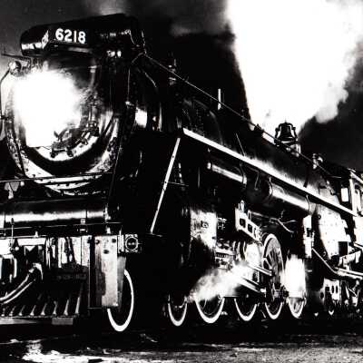 Photograph, CNR Steam Engine 6218, Toronto, Ontario.