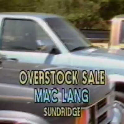 Video, Commercial, Mac Lang Chrysler Dodge, Sundridge, Ontario, 1988.