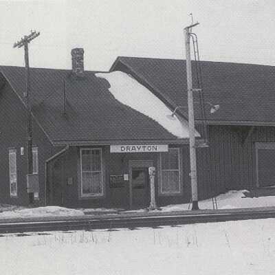 Photograph, CNR Station, Drayton, Ontario, Canada.