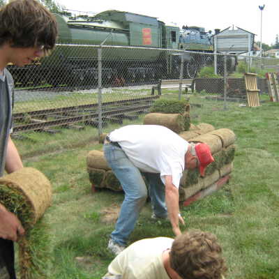 Photograph, NORMHC, Sod Laying.