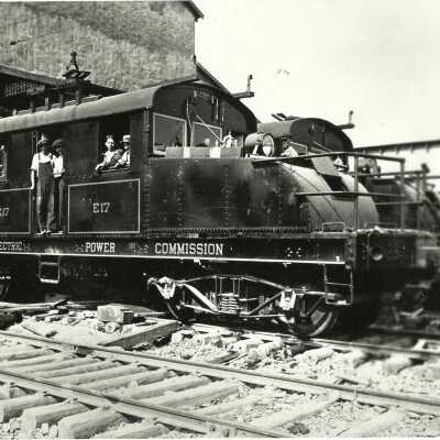 Photograph, Hydro Electric Power Commission Locomotive E17, Became INCO 107.