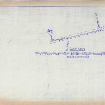 Rail Yard Plan of Algoma Eastern Railway's Carson Yard