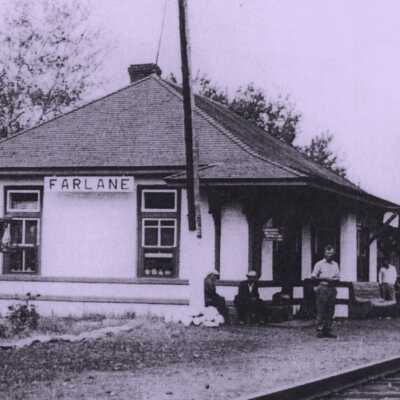 Photograph, CNR Station at Farlane