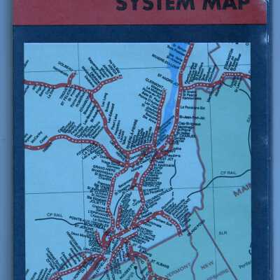 Canadian National North America System Map