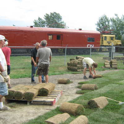 Photograph, NORMHC, Sod Laying.