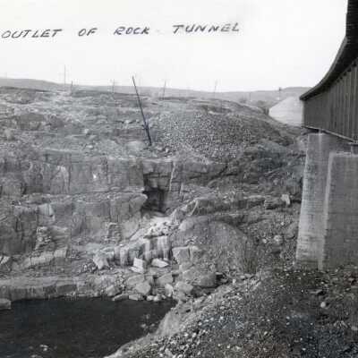 Photograph, Foleyet Outlet of Rock Tunnel.