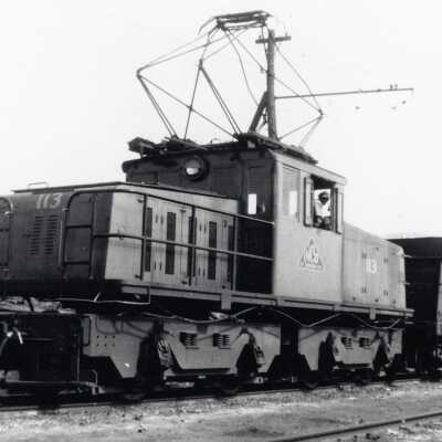 Photograph, INCO Locomotive 113.