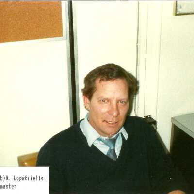 Photograph, Bob Lopatriello, Trainmaster.