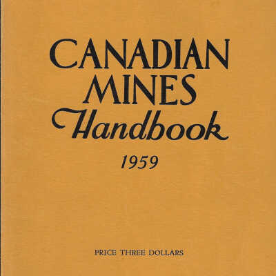 Canadian Mines Handbook, 1959