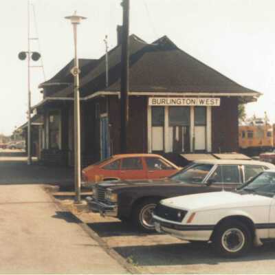 Photograph, Burlington West CNR/VIA Station, Burlington, Ontario.