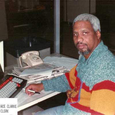 Photograph, Ace Clarke, Clerk.