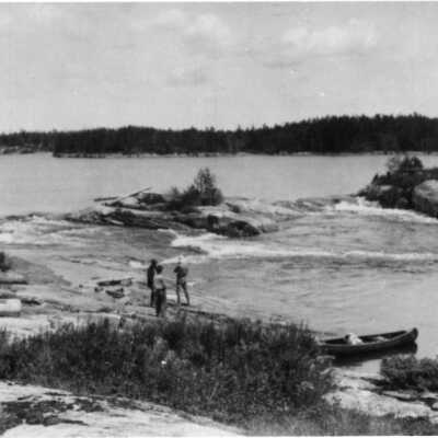 Photograph, Five Finger Rapids, Little French River, Ontario.