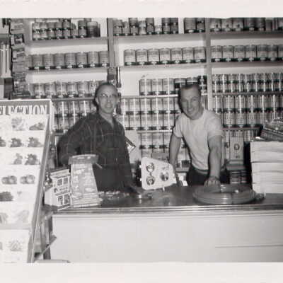 Photograph, Jack & Russ Barrand, Barrand's Hardware Store.