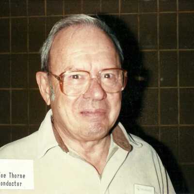 Photograph, Joe Thorne, Conductor.