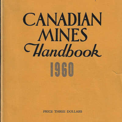 Canadian Mines Handbook, 1960