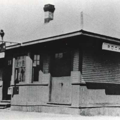 Photograph, CNR Station at Rock Lake
