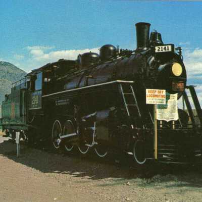 Photograph, CNR Train, Kamloops Riverside Park.