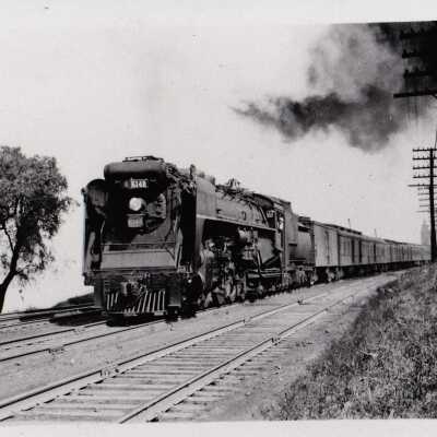 Photograph, CNR Steam Engine 6148