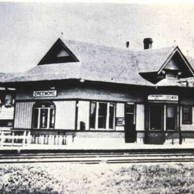 Photograph, CNR Station at Creemore, Ontario.