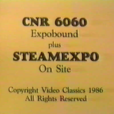 Video, CNR 6060 Expobound.